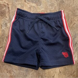 OshKosh B'gosh Kids Navy Shorts with Red Stripes